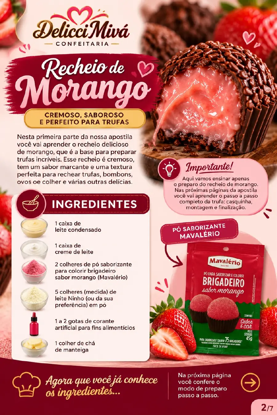 Apostila: Trufas de Morango, página 2 de 6